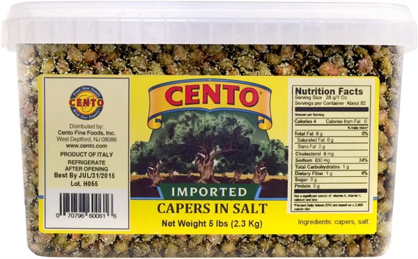 Cento Capers in Salt