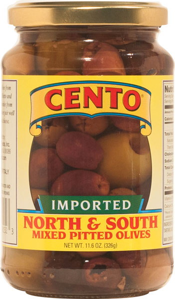 Cento Imported North South Pitted Olives