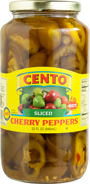 Cento Sliced Hot Cherry Peppers