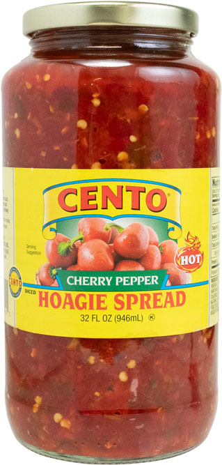 Cento Diced Hot Cherry Pepper Hoagie Spread