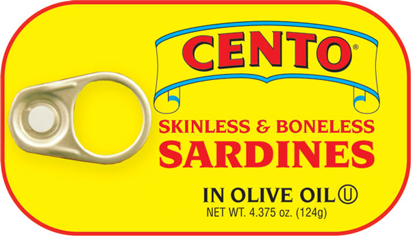Cento Skinless Boneless Sardines in Olive Oil