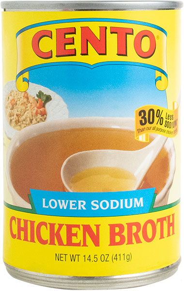 Cento Lower Sodium Chicken Broth
