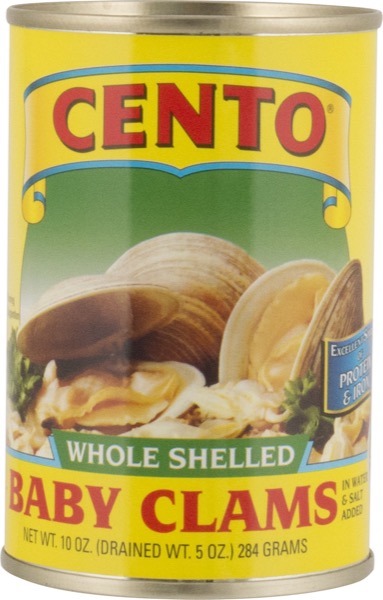 Cento Whole Baby Clams