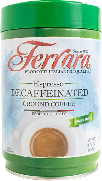Ferrara Decaffeinated Espresso Ground Coffee