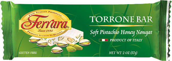 Ferrara Pistachio Torrone Bar