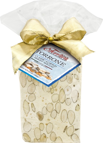Ferrara Hard Torrone Gift Wrapped Block