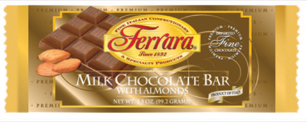 Ferrara Milk Chocolate Bar with Almonds