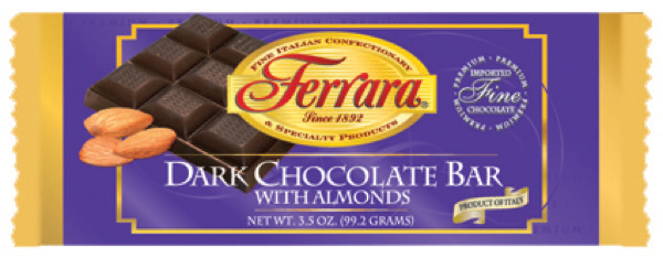 Ferrara Dark Chocolate Bar with Almonds