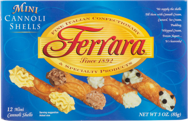 Ferrara Mini Traditional Cannoli Shells