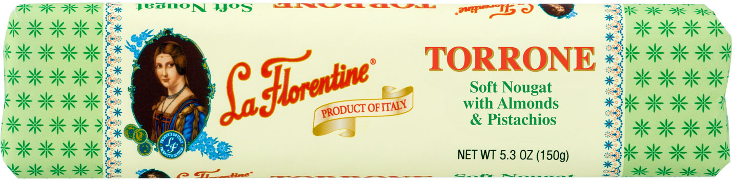 La Florentine Soft Nougat with Almonds and Pistachios