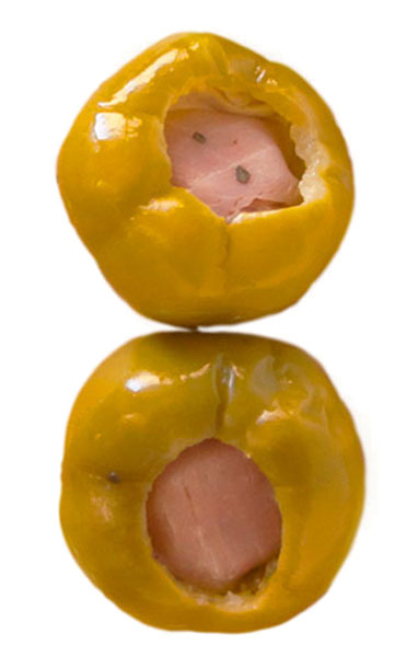 Cento Prosciutto Stuffed Pepper Shooters