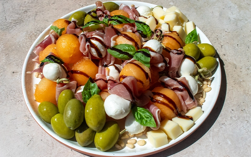 Melon Prosciutto Skewers