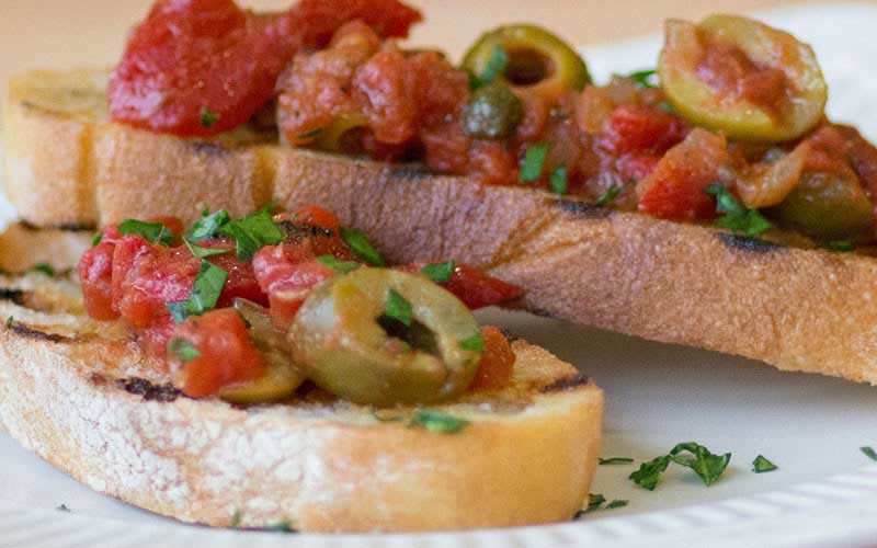 Roasted Red Pepper Caponata