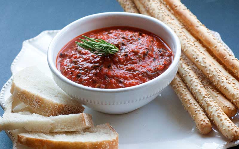 ROASTED RED PEPPER DIPPING SAUCE