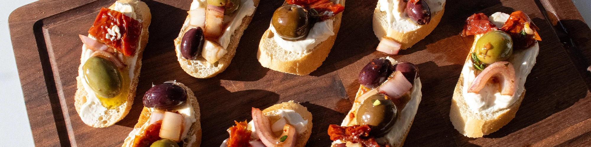 Whipped Goat Cheese with Mediterranean Olives