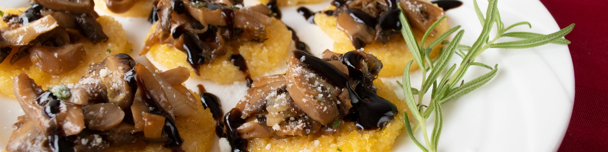 Lemon Rosemary Grilled Polenta