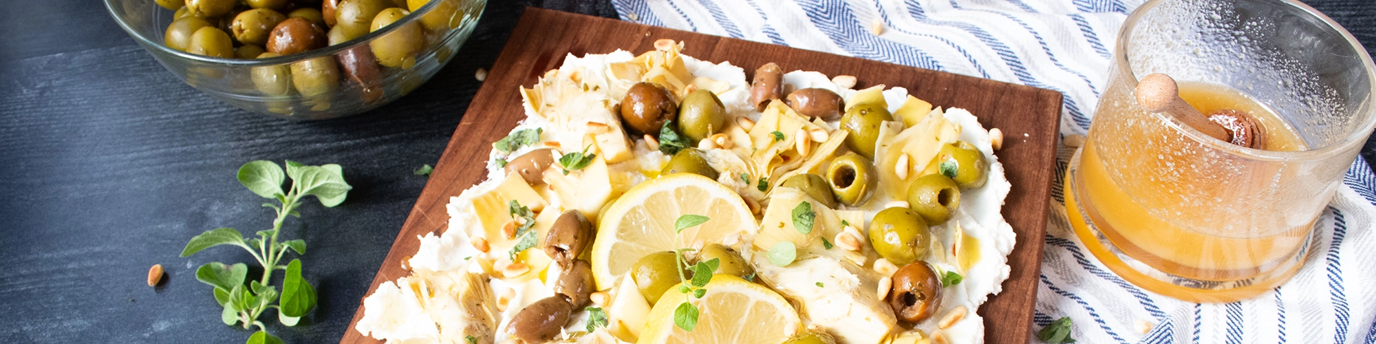 Mediterranean Feta Board