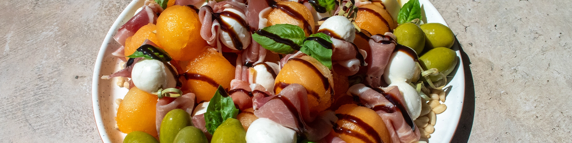 Melon Prosciutto Skewers