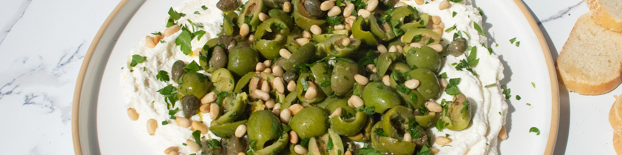 Olive Tapenade Ricotta Spread