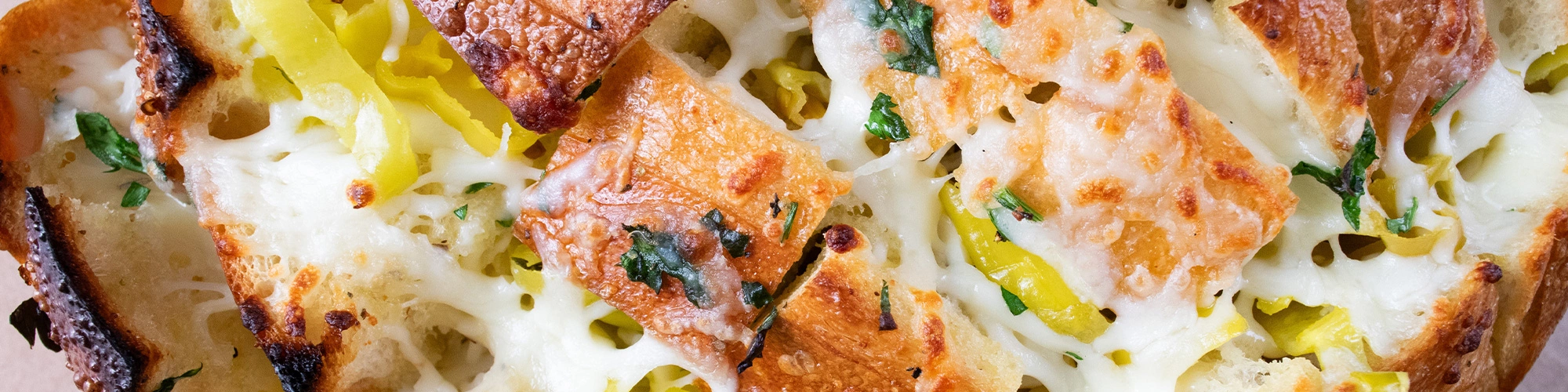 Pepperoncini Cheesy Pull Bread
