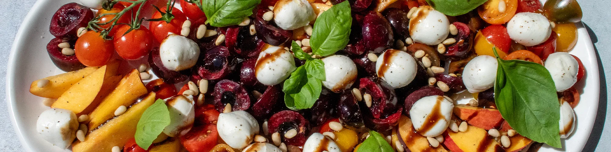 Stone Fruit Caprese