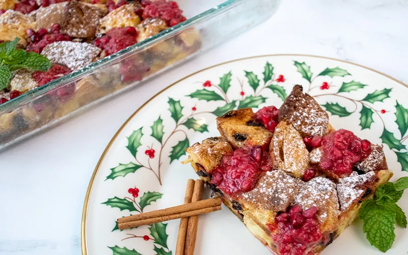 French Toast Panettone Bake