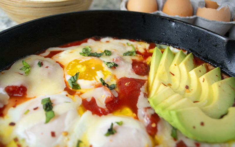 Organic Polenta with Fontina & Eggs