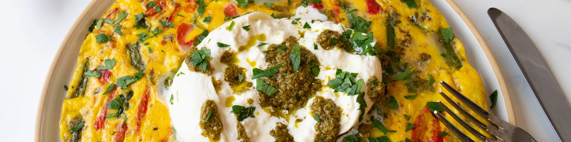 Burrata Frittata