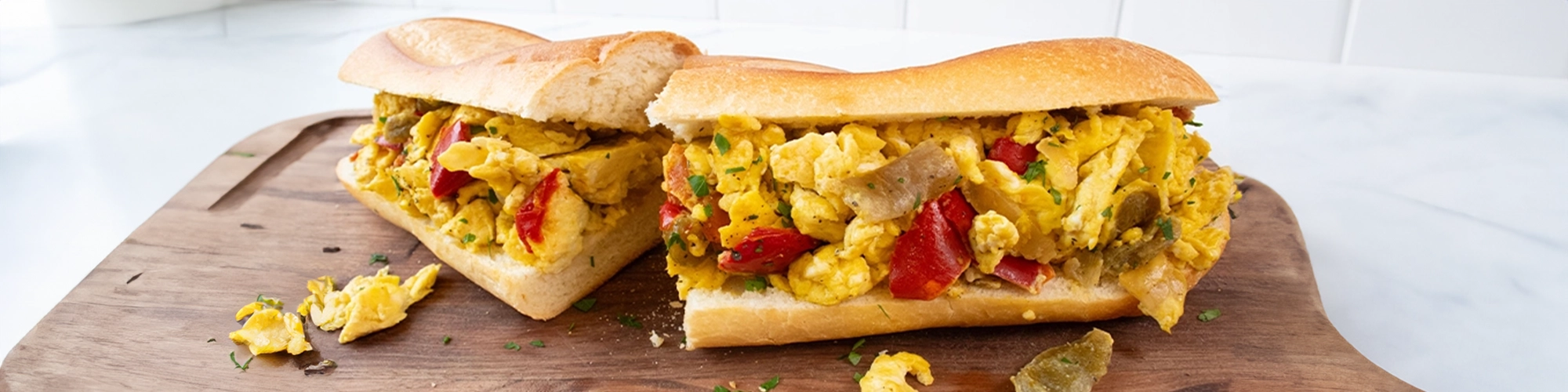 Pepper & Egg Sandwich