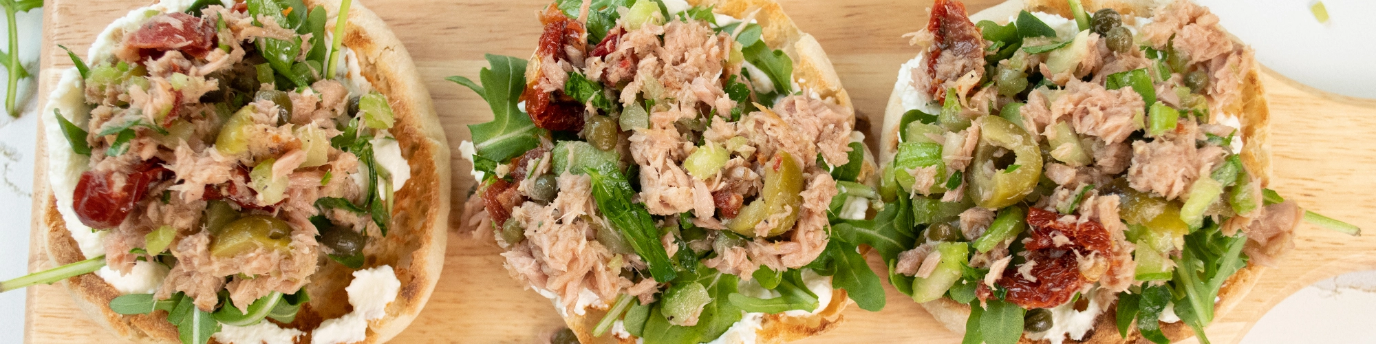 Tuna Open Faced Muffins