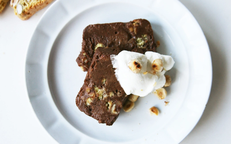 Chocolate Biscotti Pudding