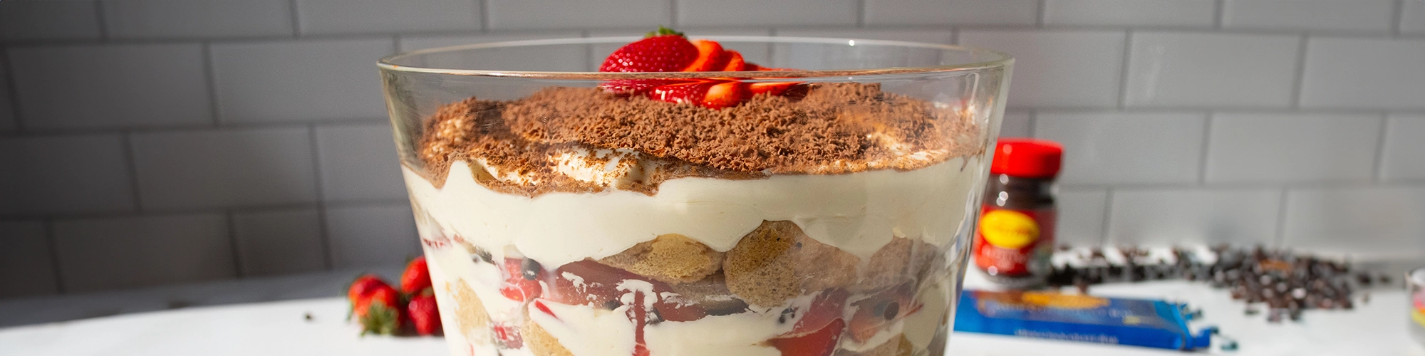 Chocolate Tiramisu Trifle