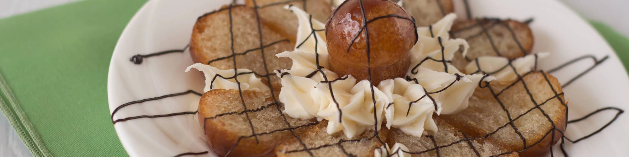 Ferrara Baba Cakes with Cannoli Cream