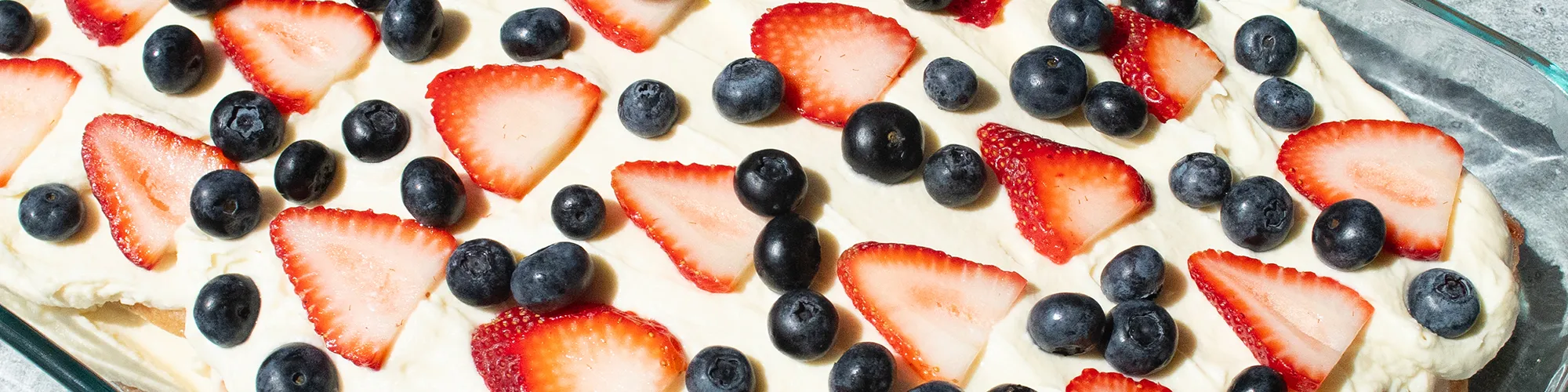 Red, White, & Blue Tiramisu