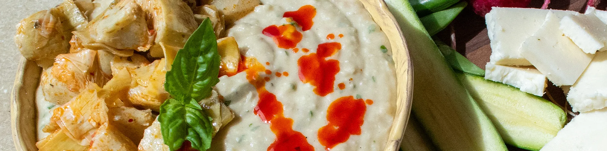 Aperitivo White Bean Dip with Artichokes