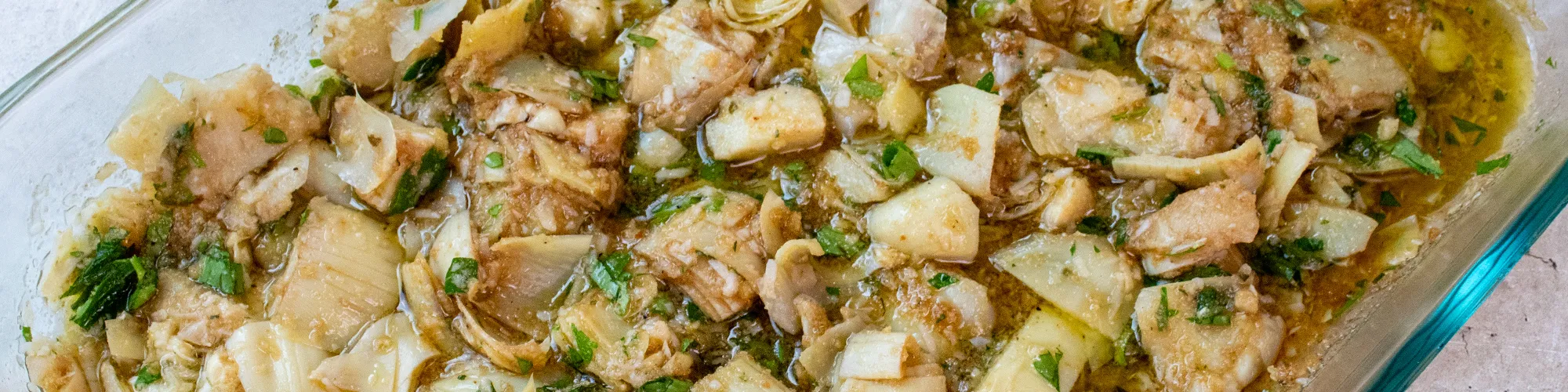 Unstuffed Artichoke Dipping Oil