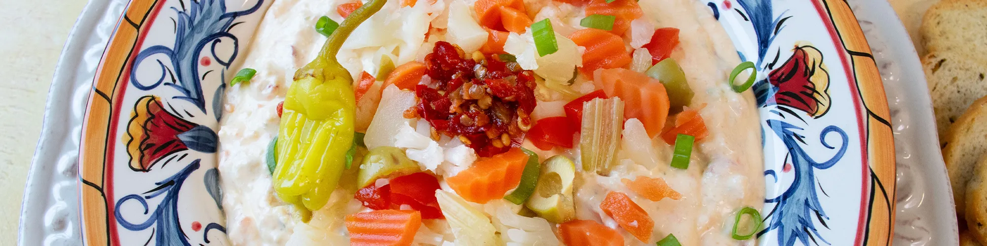 Giardiniera Cottage Cheese Spread