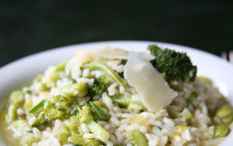 Lidia's Risotto with Vegetables