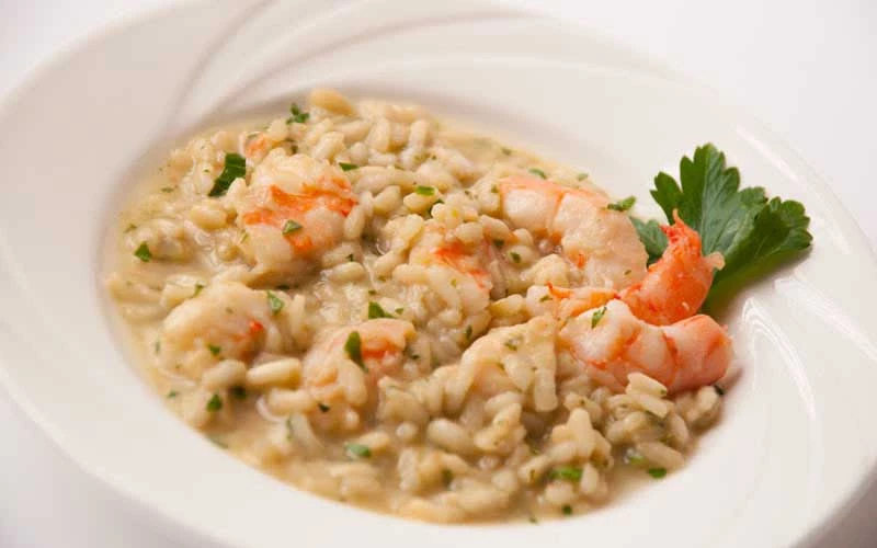 SHRIMP & ARTICHOKE RISOTTO