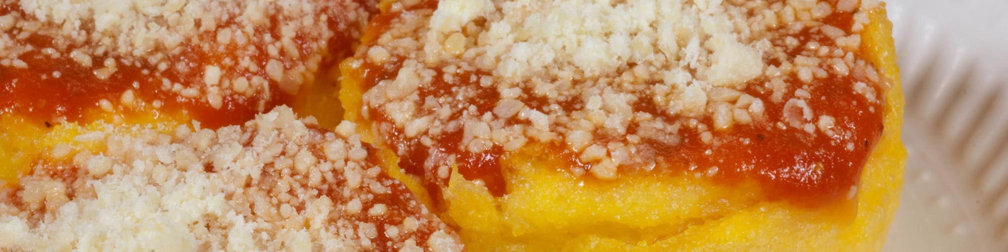 Instant Polenta with Pasta Sauce