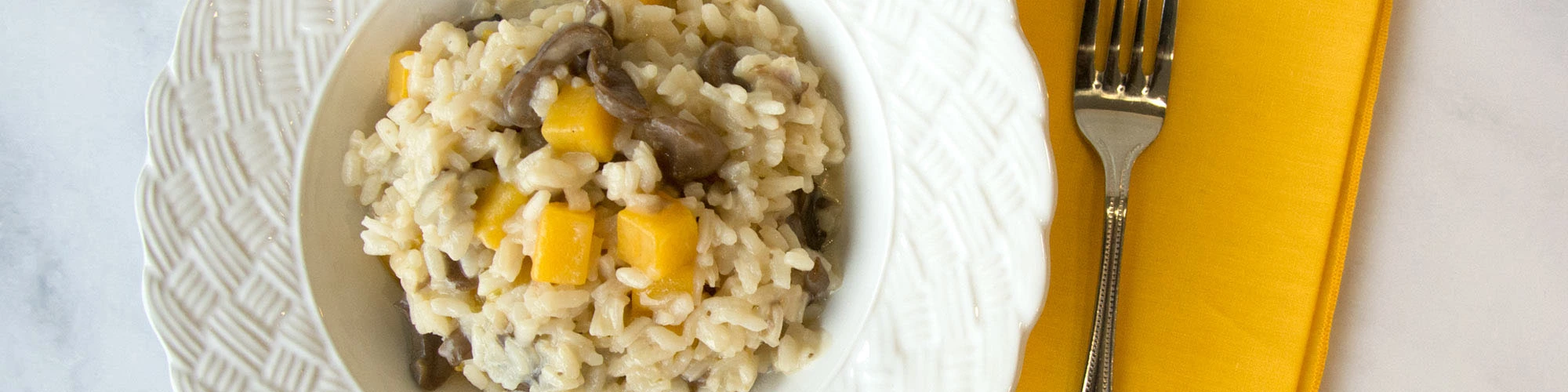 Squash & Porcini Mushroom Risotto