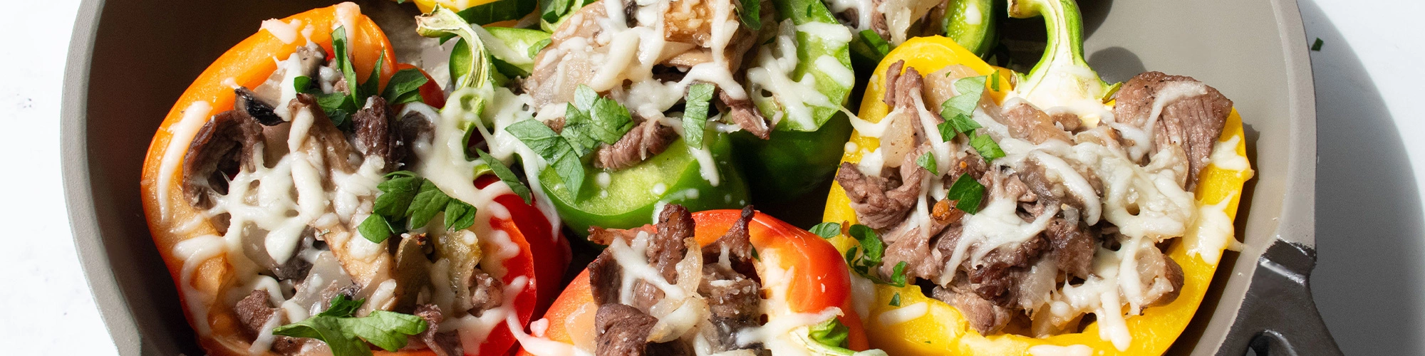 Cheesesteak Stuffed Peppers