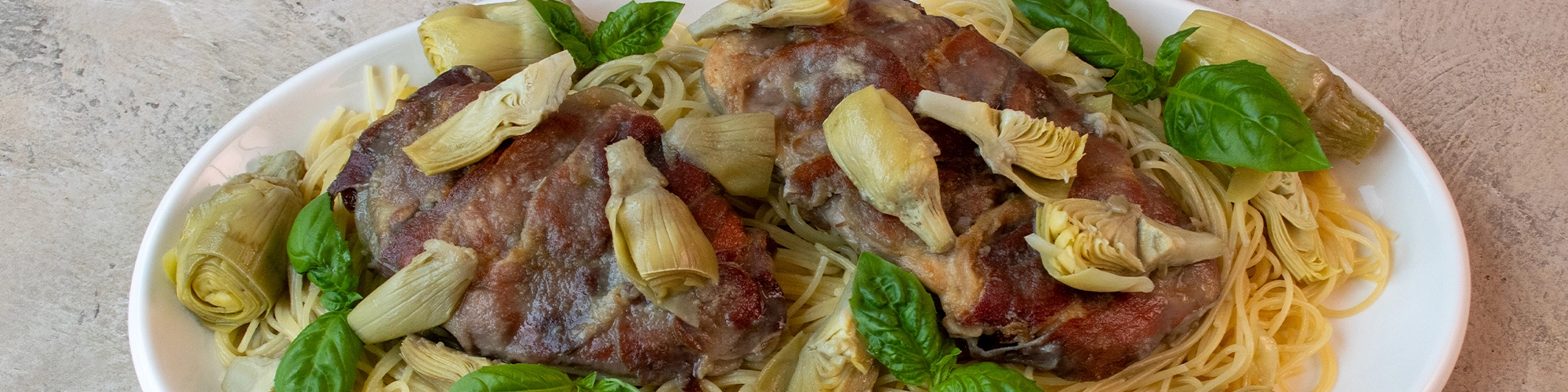 Chicken Saltimbocca with Artichokes