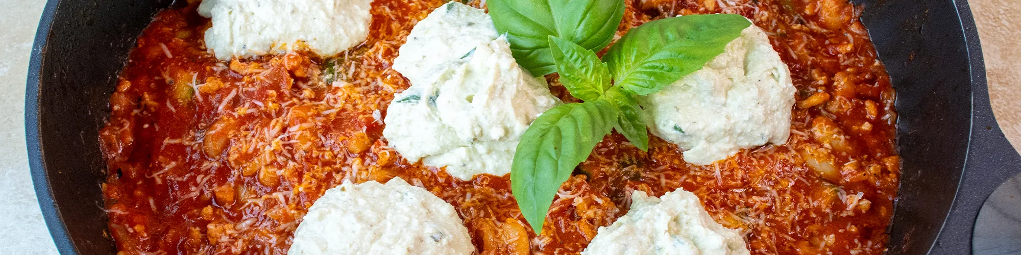 Whipped Ricotta Chicken Skillet