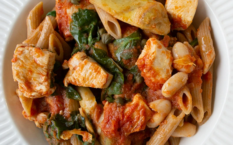 Organic Chicken Florentine Pasta
