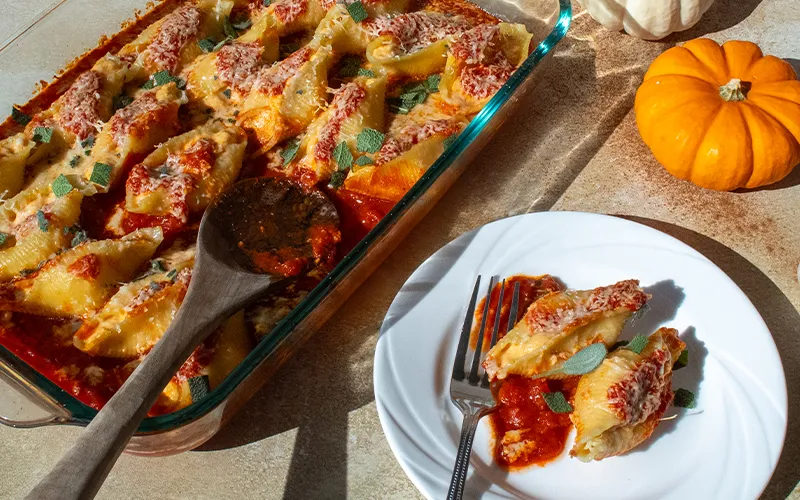 Pumpkin Stuffed Shells