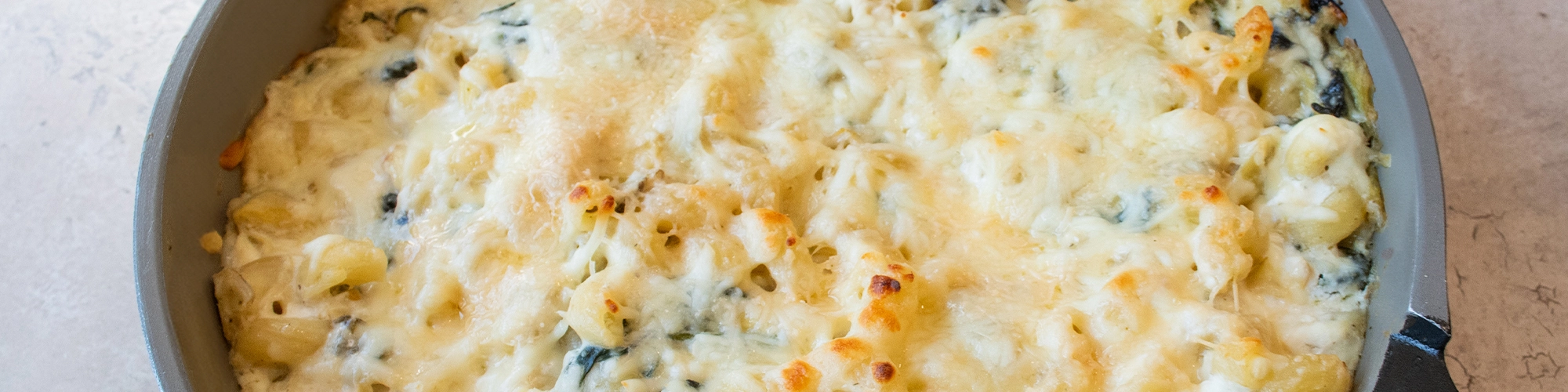 Spinach Artichoke Pasta Bake