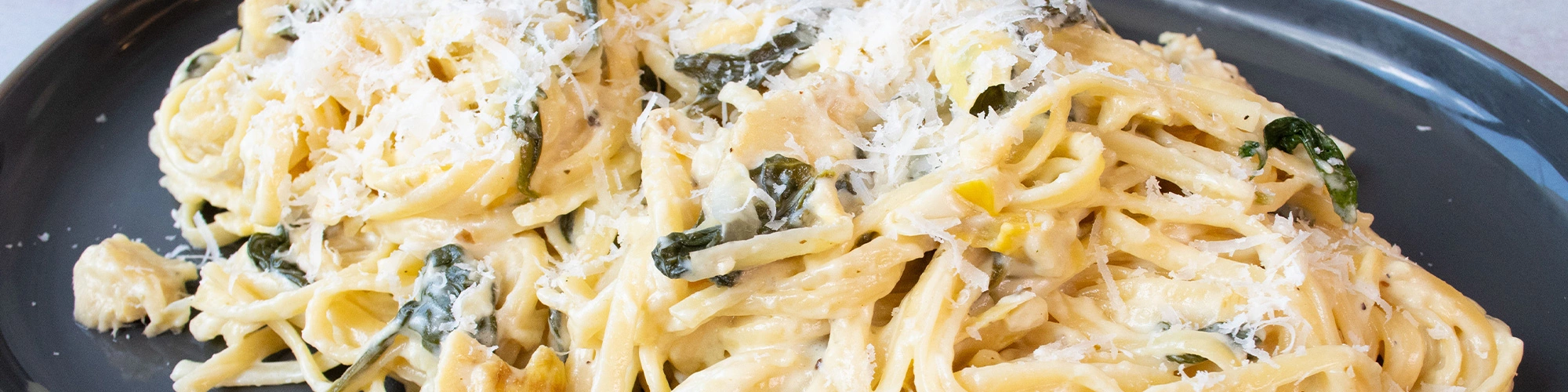 Creamy Artichoke Linguine
