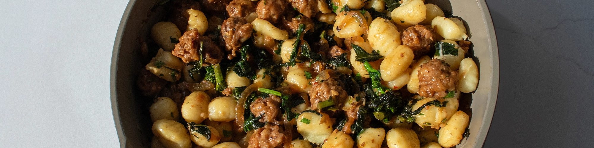 Gnocchi with Sausage & Broccoli Rabe