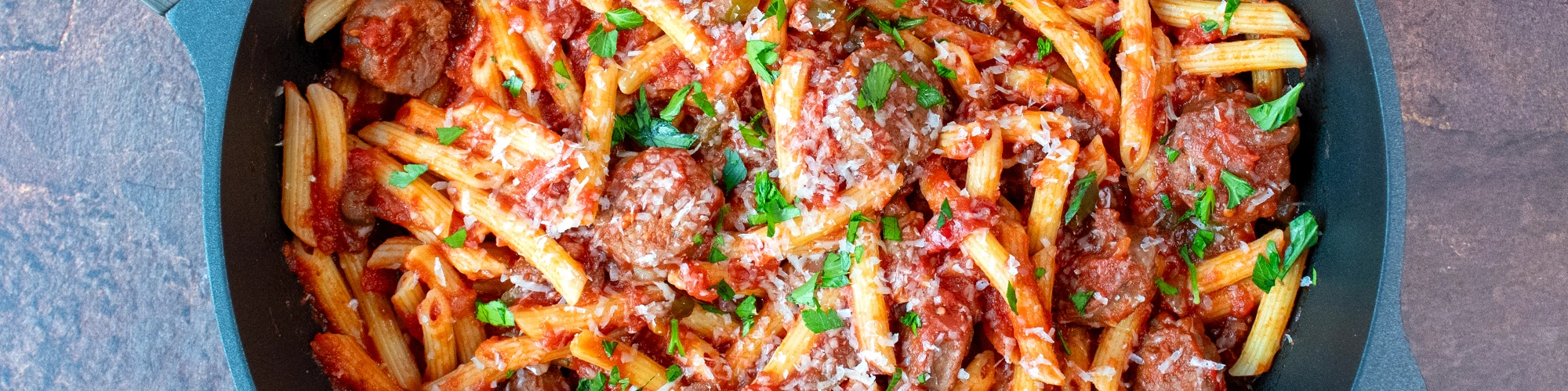 Italian Sausage & Peppers Penne